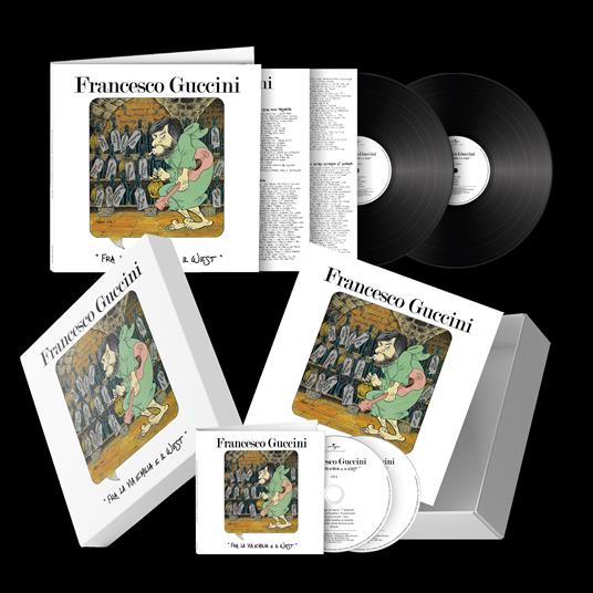 Fra la Via Emilia e il West (40° Anniversario: 2 CD + 2 LP + Stampa) - Vinile LP + CD Audio di Francesco Guccini - 2