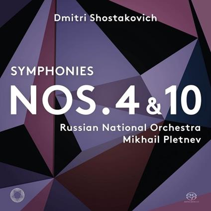 Sinfonia n.4, n.10 - CD Audio di Dmitri Shostakovich,Mikhail Pletnev