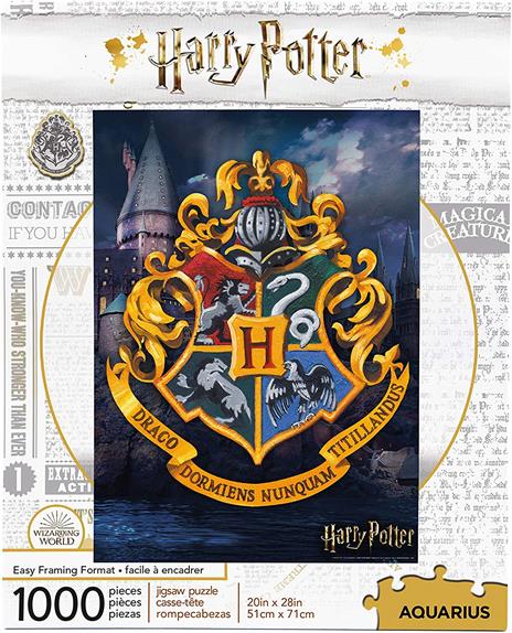 Harry Potter Jigsaw Puzzle Hogwarts Logo (1000 Pieces) Aquarius