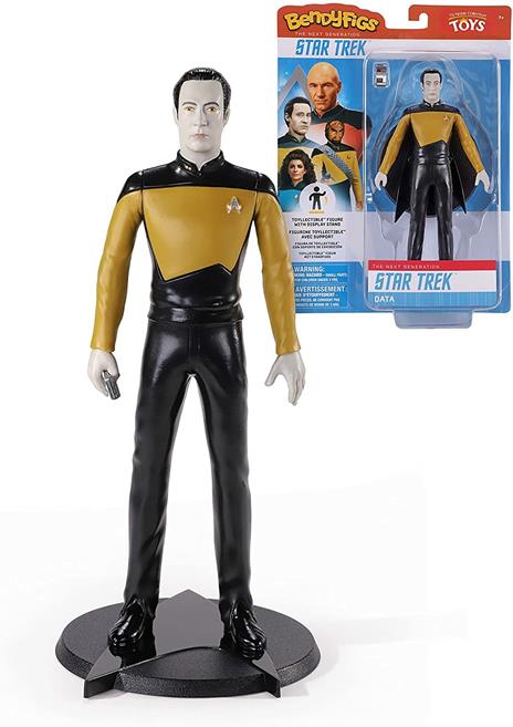 The Noble Collection Star Trek The Next Generation Lt. Cmdr. Data Bendyfig - 2