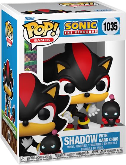 FUNKO POP&Buddy: Sonic- Shadow w/DChao