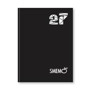 Diario 2026/2027 Smemoranda 16 mesi Smemo Classic, 13x17 nera, logo argento