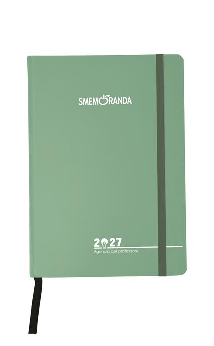 Agenda del professore 2027 settimanale Smemoranda, 17x24 salvia