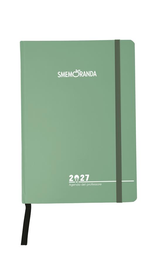 Agenda del professore 2027 settimanale Smemoranda, 17x24 salvia