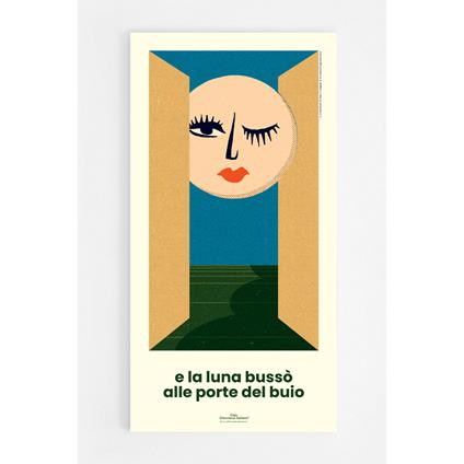 Poster. Loredana Bertè - E La Luna Bussò  - 30 x 59,4 cm