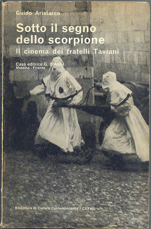 Sotto il segno dello scorpione - Guido Aristarco - copertina