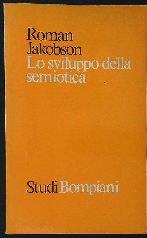 Lo sviluppo della semiotica - Roman Jakobson - copertina