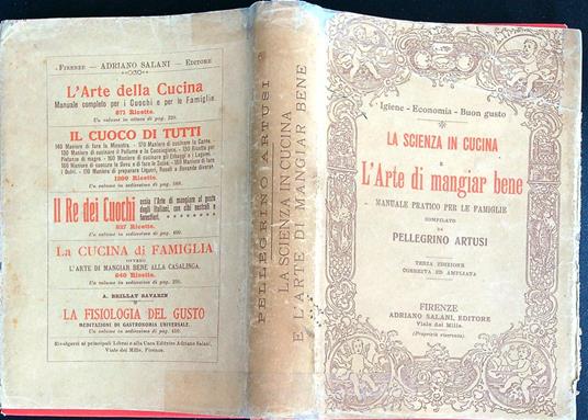 La scienza in cucina e l'arte di mangiar bene - Pellegrino Artusi - copertina