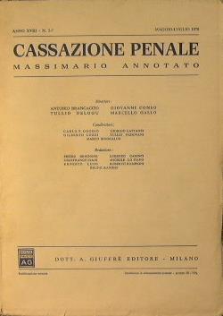 Cassazione penale. Massimario annotato - copertina