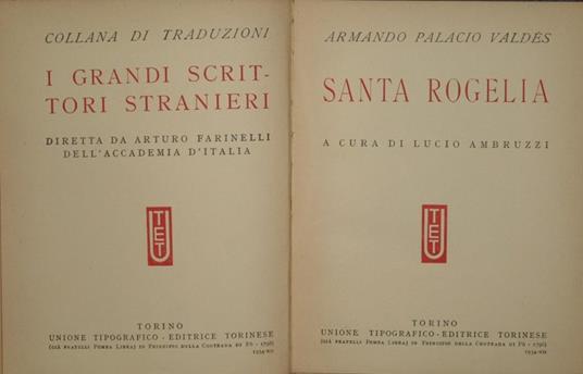 Santa Rogelia - Armando Placido Valdés - copertina