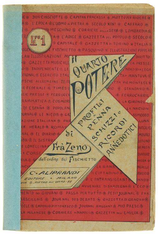 Il Quarto Potere. Profili a Penna, Schizzi e Ricordi Annedotici - copertina