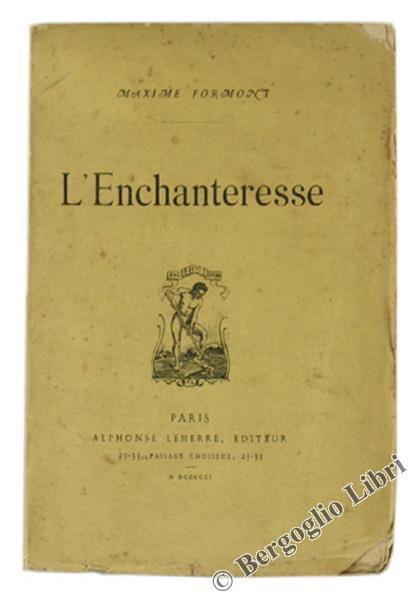 L' Enchanteresse - Maxime Formont - copertina