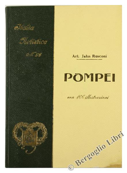 Pompei - Arturo Jahn Rusconi - copertina