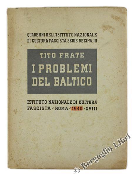I Problemi del Baltico - Tito Frate - copertina