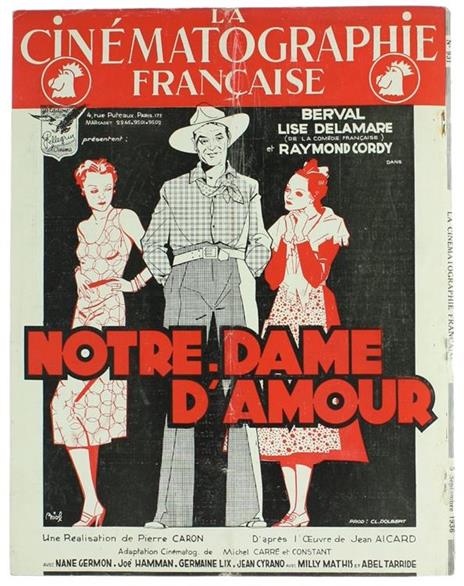 La Cinematographie Française. Revue Hebdomadaire. N° 931 - Paul-Auguste Harlé - 2