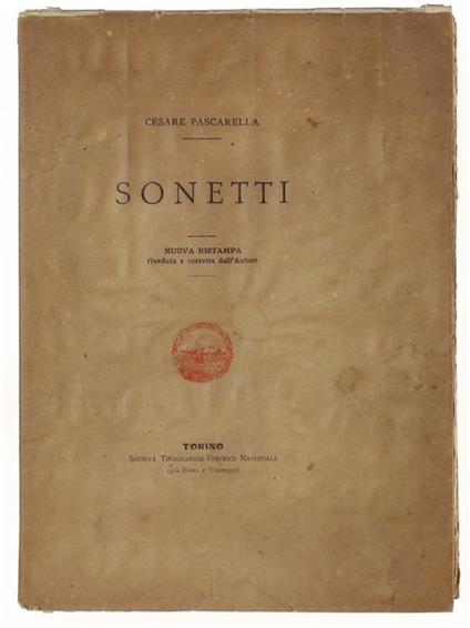 sonetti - Cesare Pascarella - copertina