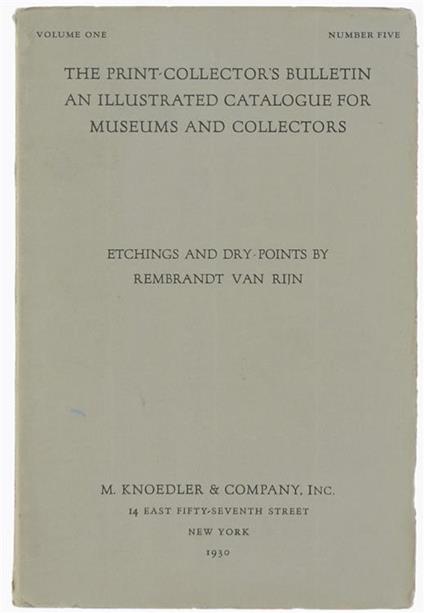 Etchings And Dry-Points By Rembrandt Van Rijn - copertina