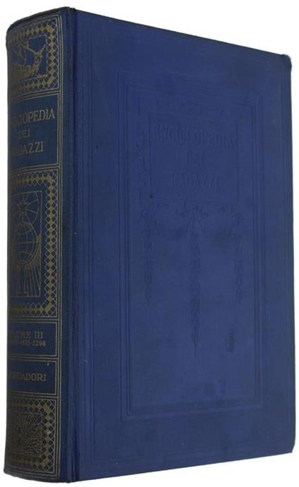 Enciclopedia Dei Ragazzi. Volume Terzo - copertina