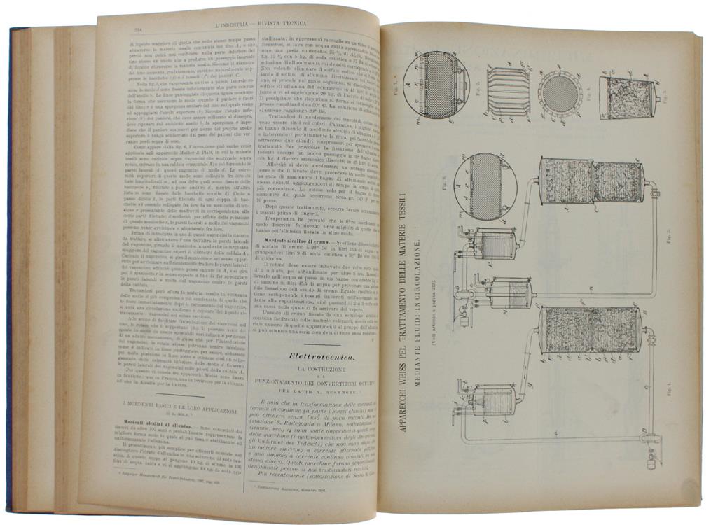 L' Industria. Rivista Tecnica Ed Economica Illustrata. Volume Xvi. Anno 1902. Annata Completa In 52 Numeri