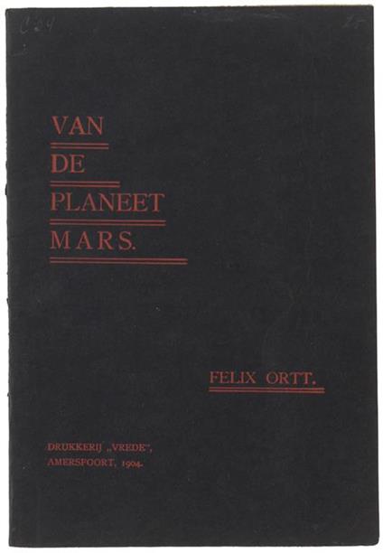 Van De Planet Mars - Felix Ortt - copertina