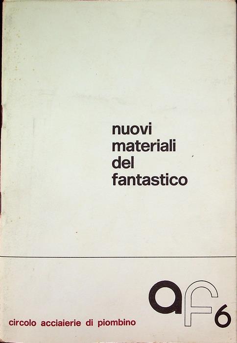 Nuovi materiali del fantastico: rassegna d’arte - Renzo Margonari - copertina