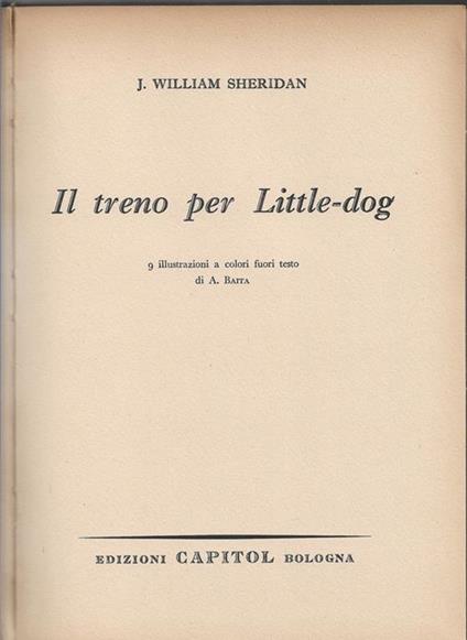 Il treno per Little-Dog - J. William Sheridan - copertina