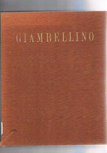 Giambellino. I grandi artisti italiani - Vittorio Moschini - copertina