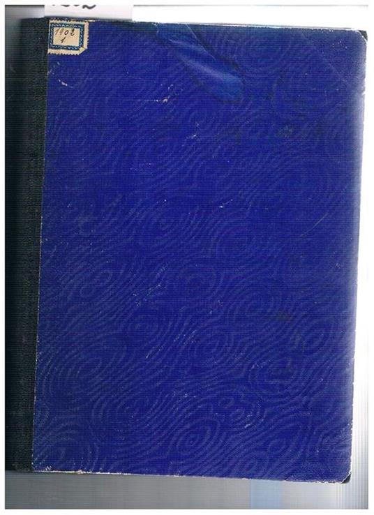 La Lettura, rivista mensile del Corriere della Sera. Anno II° 1902 solo primo semestre (privo di frontespizio) - copertina