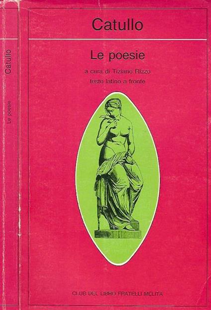 Le poesie - G. Valerio Catullo - copertina