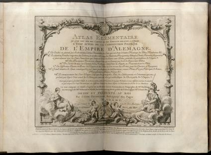 Atlas élémentaire ou l'on voit sur des cartes et des tableaux [...] l'etat actuel de la constitution politique de l'Empire d'Allemagne - copertina