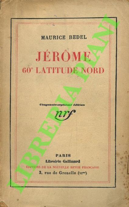 Jerome 60° latitude nord - copertina