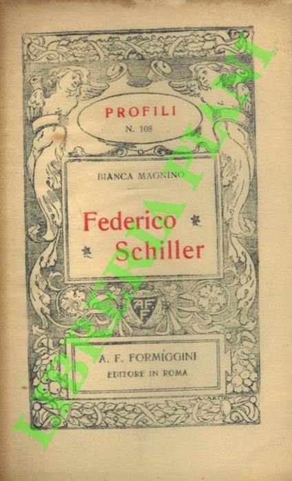 Federico Schiller - copertina