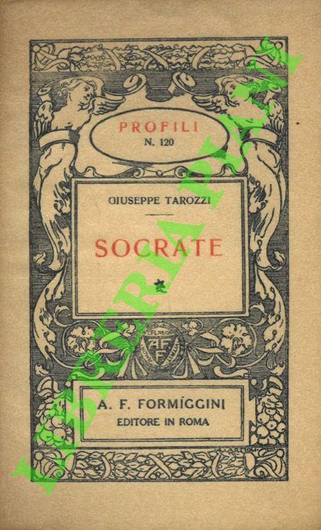 Socrate - Giuseppe Tarozzi - copertina