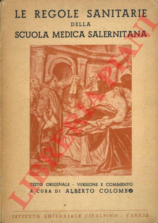 Le regole sanitarie della scuola medica salernitana - copertina