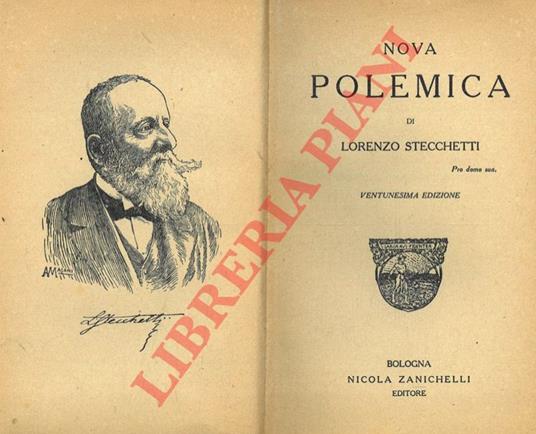 Nova polemica - Lorenzo Stecchetti - copertina
