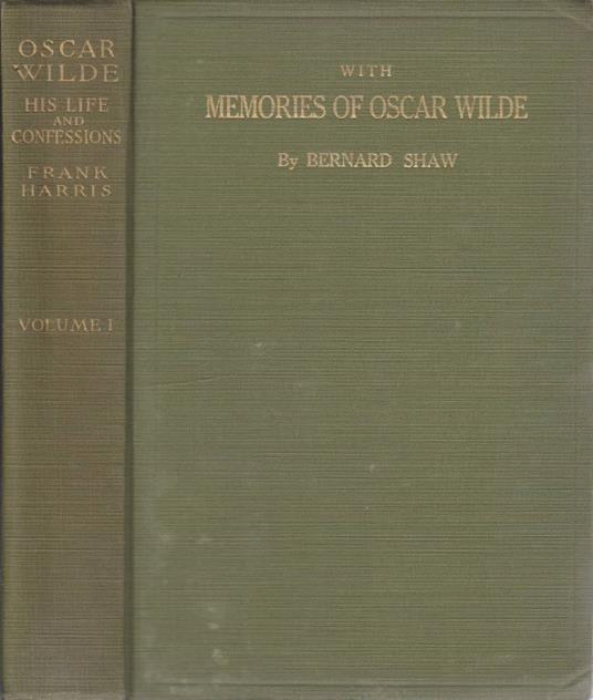 Oscar Wilde vol I - Frank Harris - copertina