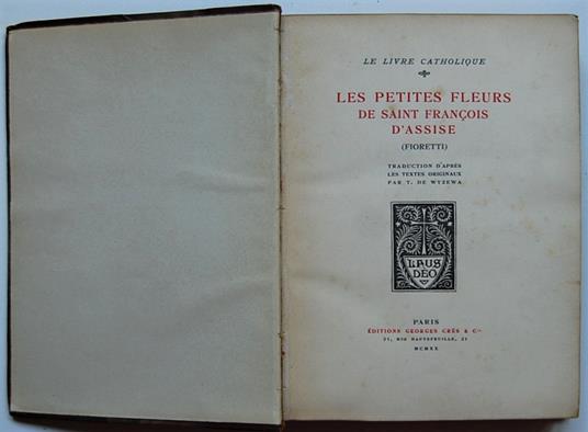 Les Petites Fleurs De Saint Francois D'Assise - copertina