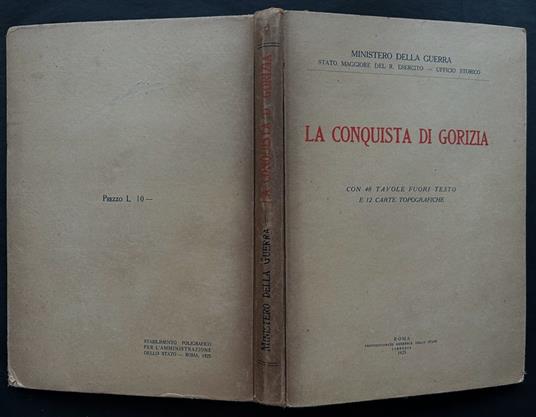 La Conquista Di Gorizia - copertina