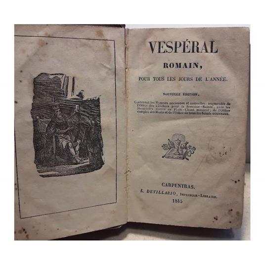 Vesperal Romain, Pour Tous Les Jours De L'annee - copertina