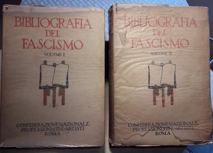 Bibliografia Del Fascismo-2 Voll.  - copertina