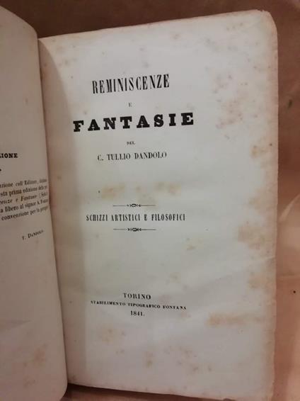 Reminiscenze e Fantasie  - copertina