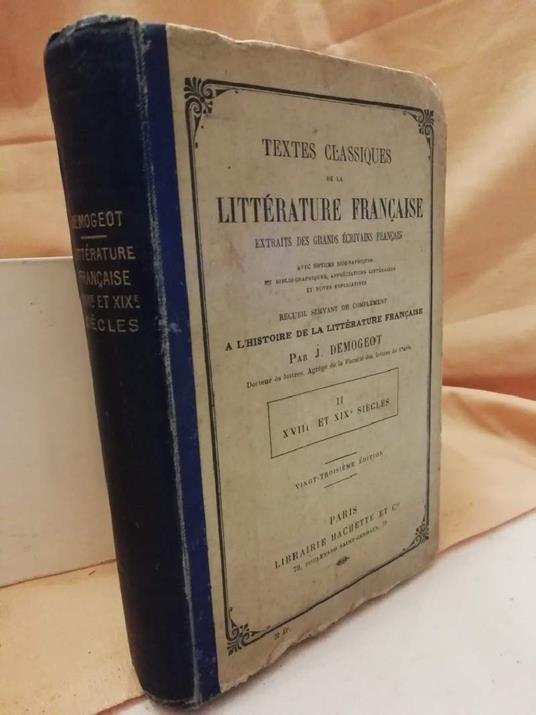 Textes Classiques De La Letterature Francaise Extraits Des Grandes Žcrivants Francais  - copertina