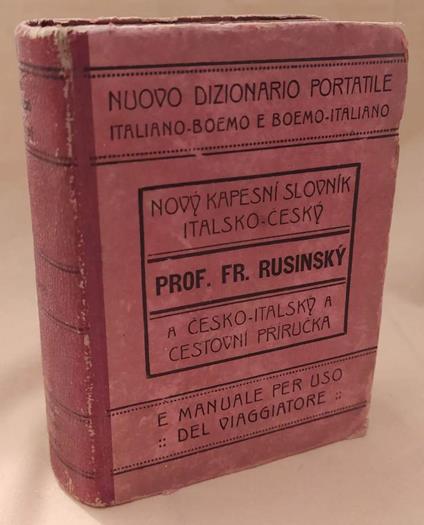 Nuovo Dizionario Portatile Italiano-boemo Manuale per Uso Del Viaggiatore  - copertina