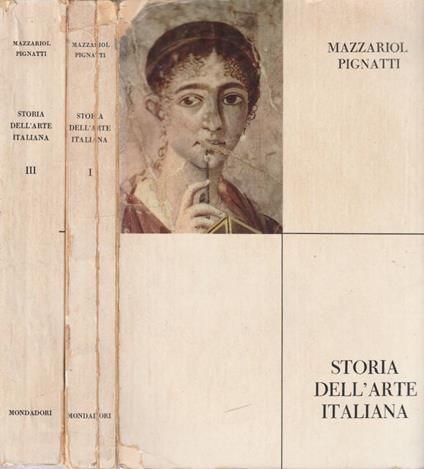 Storia dell'arte italiana vol I,III - Giuseppe Mazzariol - copertina