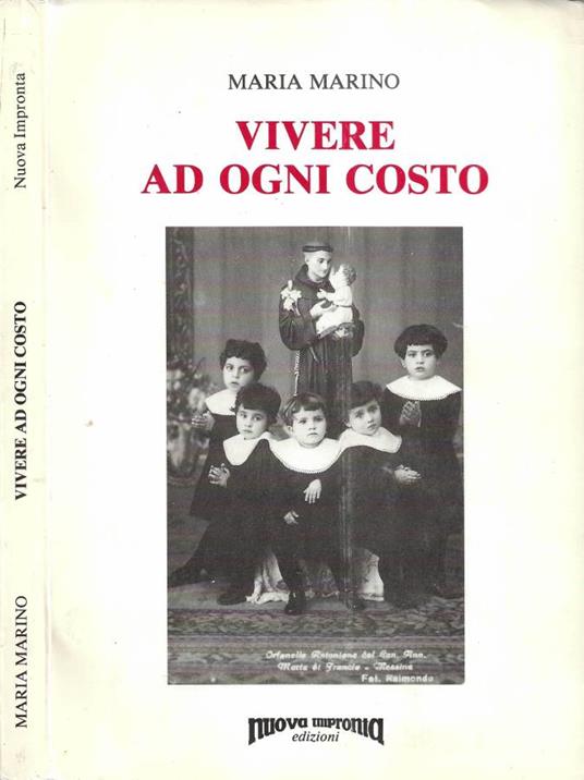 Vivere ad ogni costo (romanzo) [Autografo] - copertina