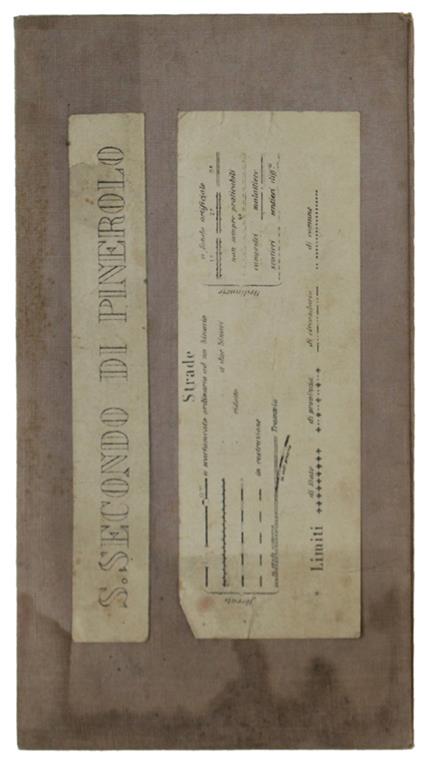 S.Secondo Di Pinerolo.  Scala Chilometrica 1:25.000 - copertina