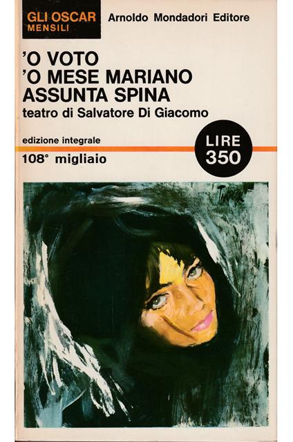 O voto - 'O mese mariano - Assunta Spina Teatro - Salvatore Di Giacomo - copertina