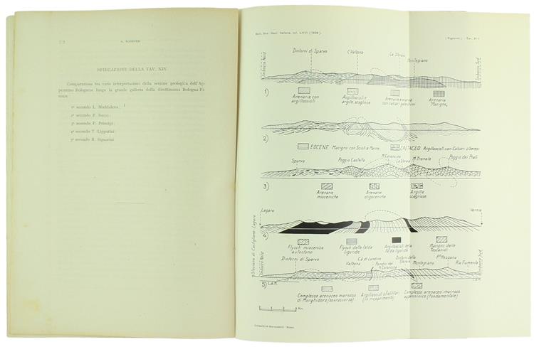 BOLLETTINO DELLA SOCIETA' GEOLOGICA ITALIANA. Volume LVIII - 1939. Fasc. 2-3