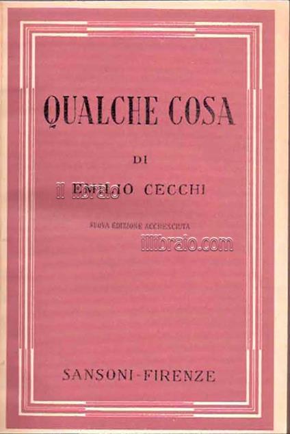 Qualche cosa - copertina