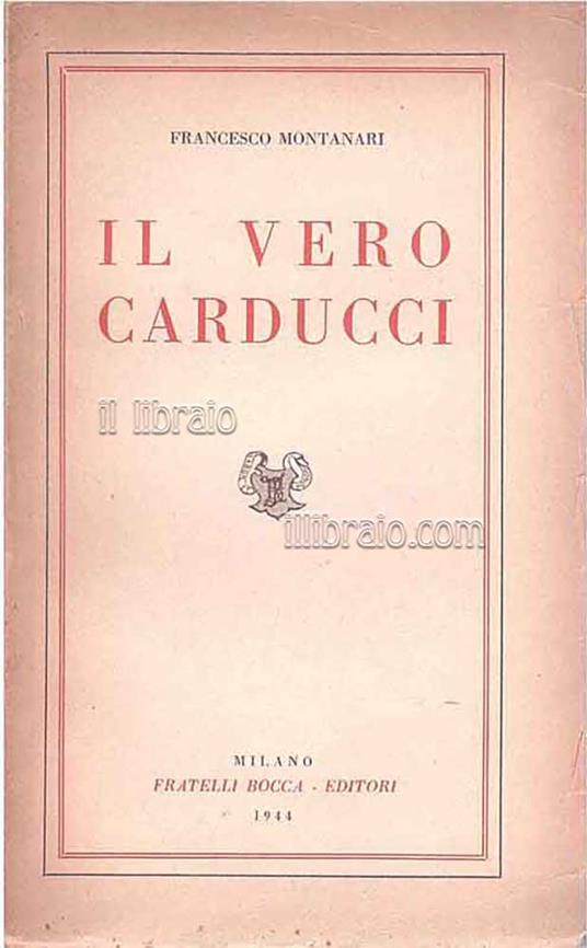 Il vero Carducci - copertina